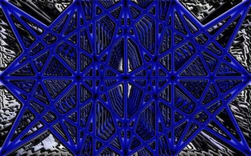 abstract blue geometric