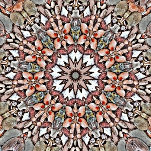 abstract art texture mandala