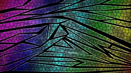 abstract background rainbow metal