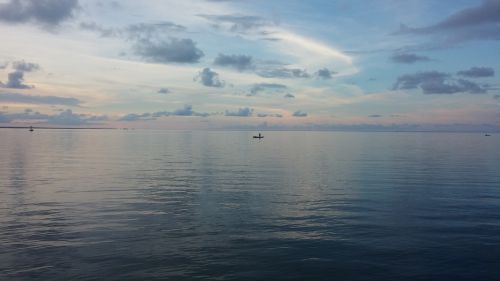 abstract background ocean evening