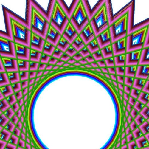 Abstract Circle Frame