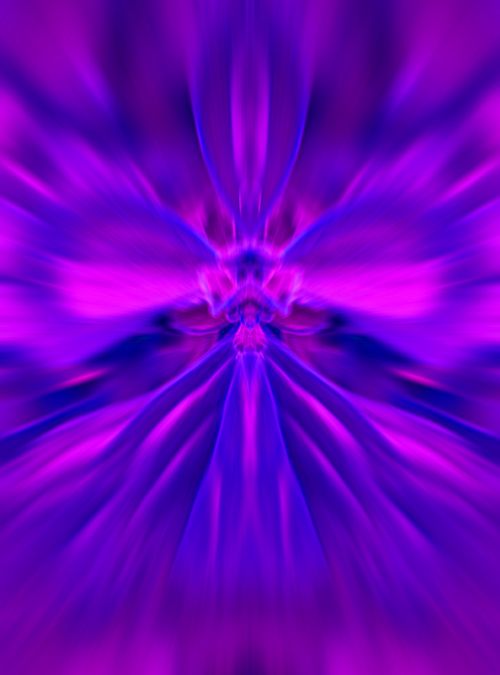 Abstract Flower Zoom Effect