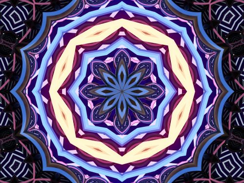 Abstract Mandala Art Design Concept