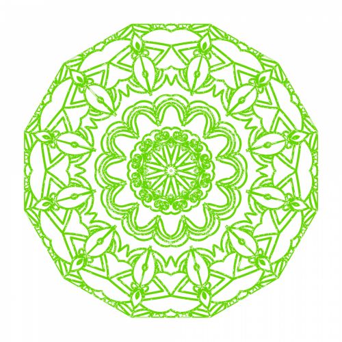 Abstract Mandala Seamless Pattern