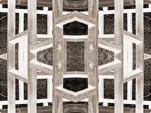 Abstract Of Wooden Structure