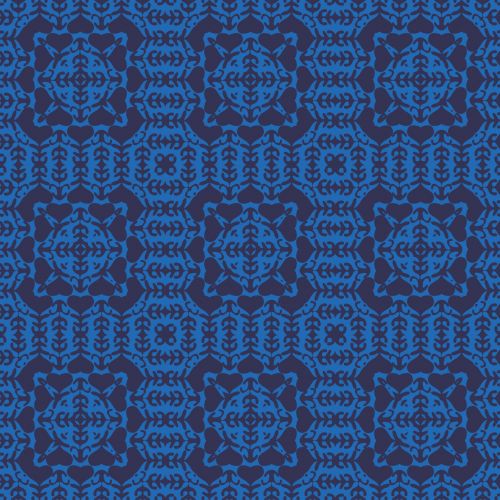 Abstract Pattern Blue