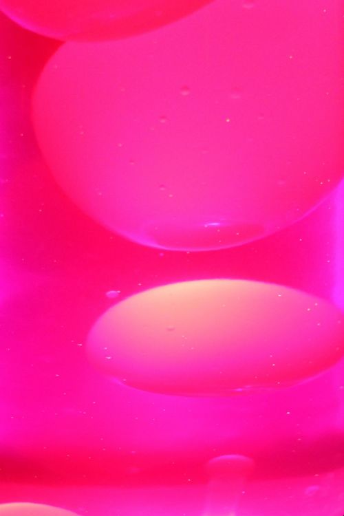 Abstract Pink Bubbles