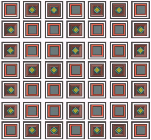 Abstract Squares Seamless Pattern