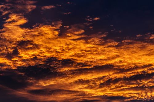 Abstract Sunset Clouds