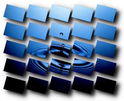 abstract tiles water ripple