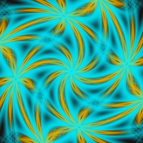 Abstract Twist Turquoise Background