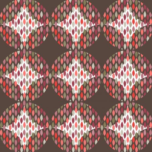 Abstract Leafs Seamless Pattern