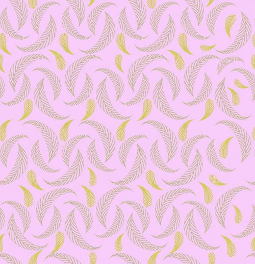 Abstract Leafs Seamless Pattern