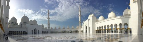 abu dhabi panorama landmark