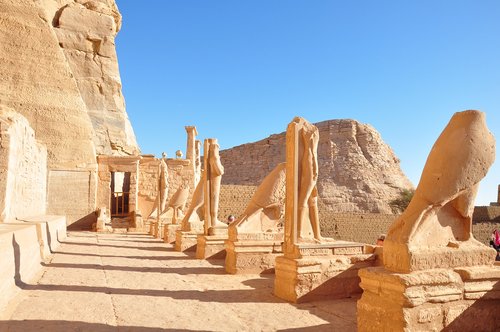 abu simbel  temple  egypt