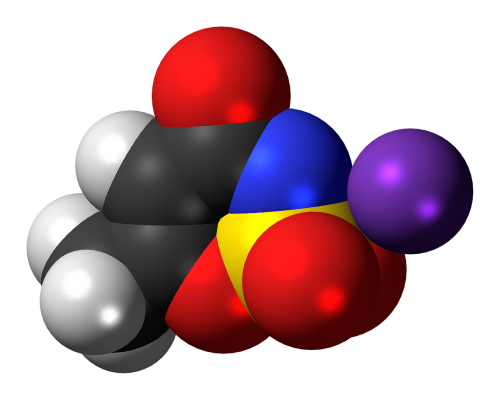 acesulfame potassium sweetener molecule