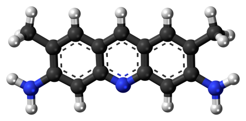 acridine yellow fluorescent dye molecule