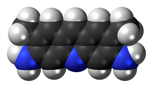 acridine yellow fluorescent dye molecule