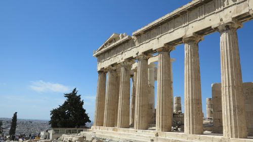 acropolis temple sky