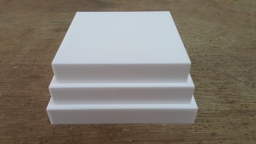 acrylic white stepped