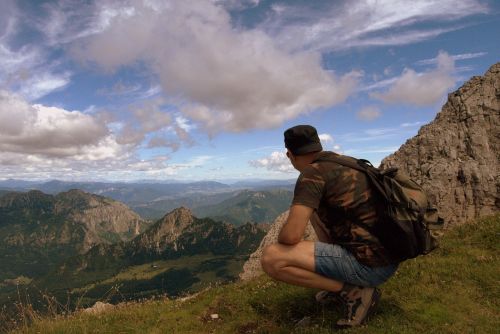 admire landscape mountain