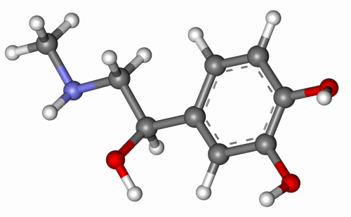 adrenaline epinephrine molecule