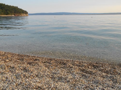 adriatic sea  croatia  sunset