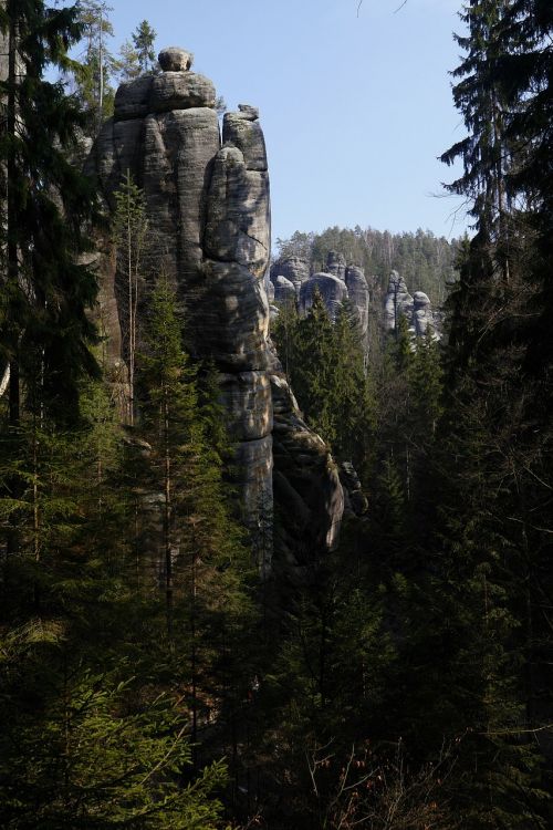 adršpach rocks sandstone