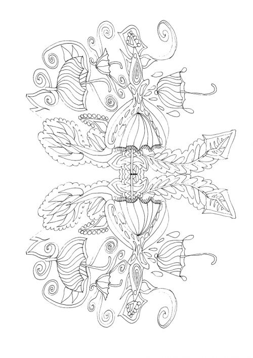 adult coloring page coloring book