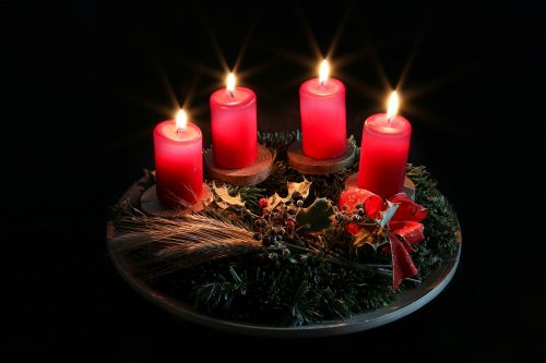 advent christmas candle