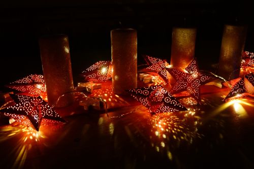 advent christmas time candles