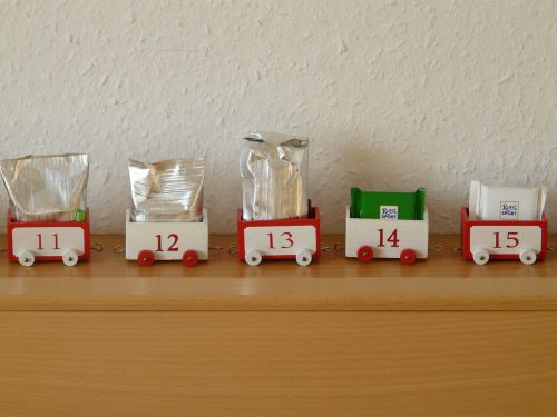 advent calendar train gifts