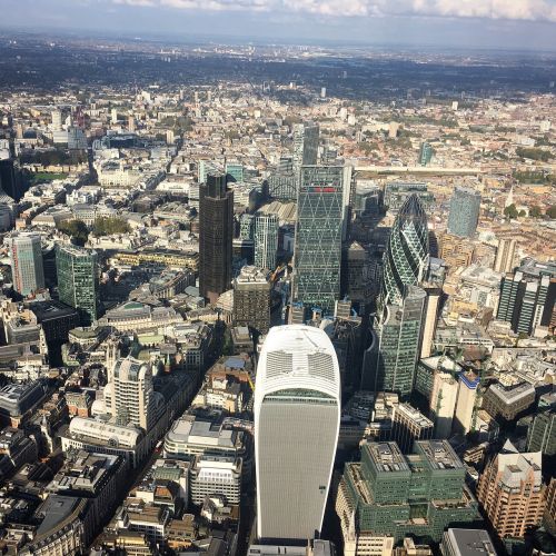 aerial london city