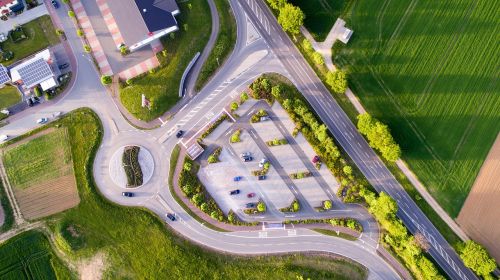 aerial view green