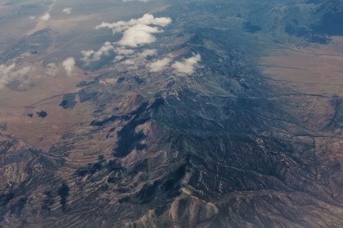 aerial view mountain