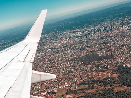 aerial brisbane city