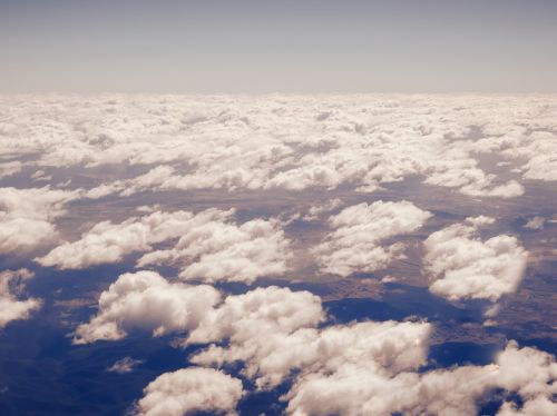 aerial clouds sky