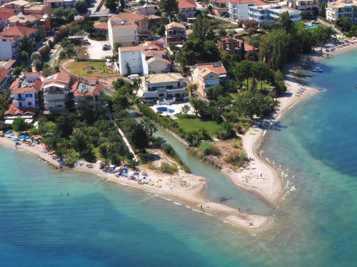 aerial photograph lefkada nidri