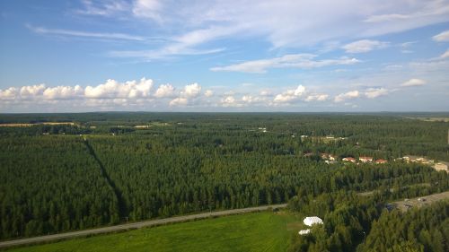 aerial view view landscape