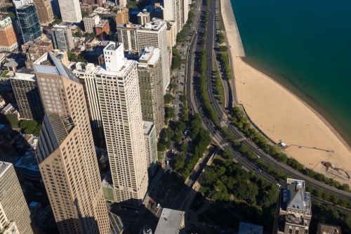 Aerial View Of Chicago