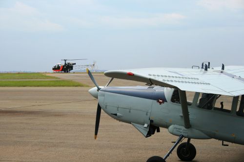 aermacchi bosbok reconnaiscance aircraft airfield