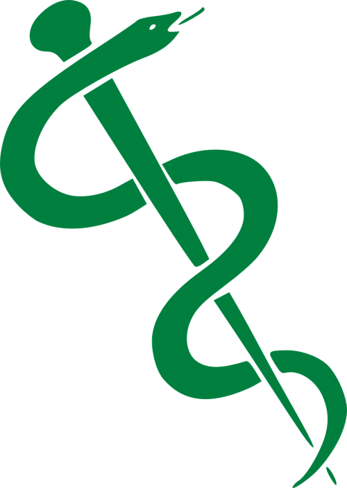 aesulapian staff rod of asclepius snake