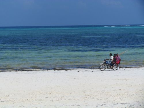 africa moped beach