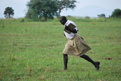 african student runn