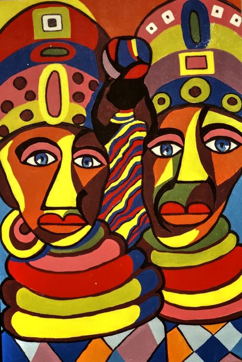 african art colorful creativity
