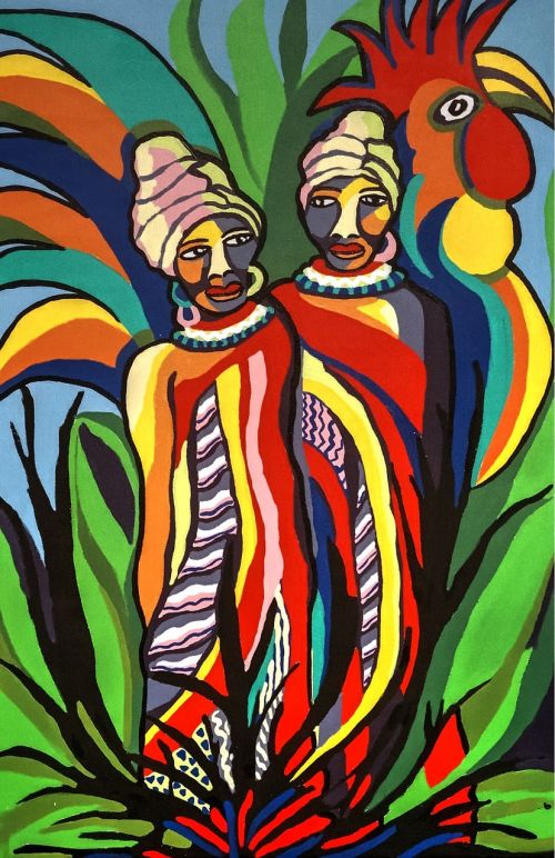african art paint artistic