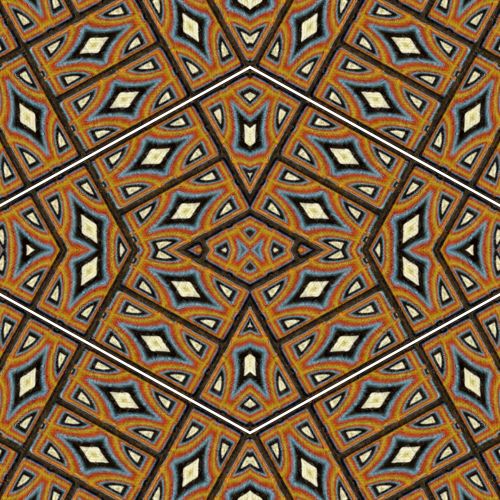African Bricks In Kaleidoscope