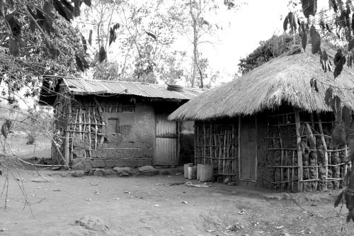 african home uganda village