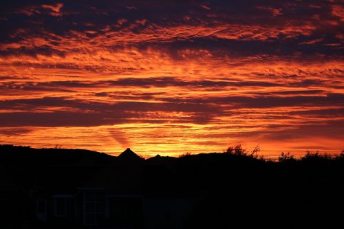 afterglow sunset abendstimmung