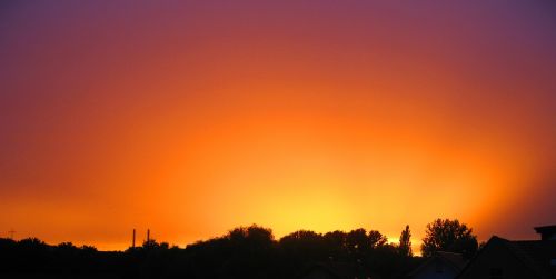 afterglow sky evening sky